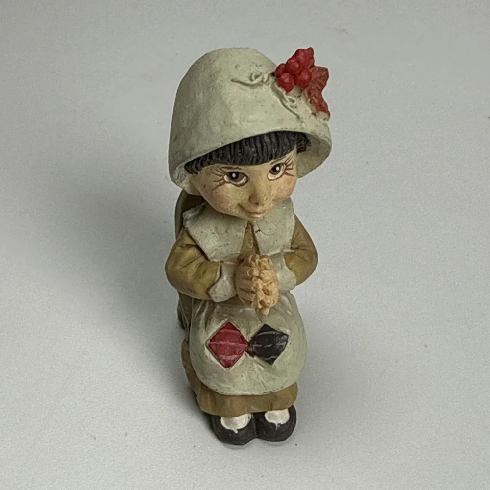 Vintage Thanksgiving Mini Figures 